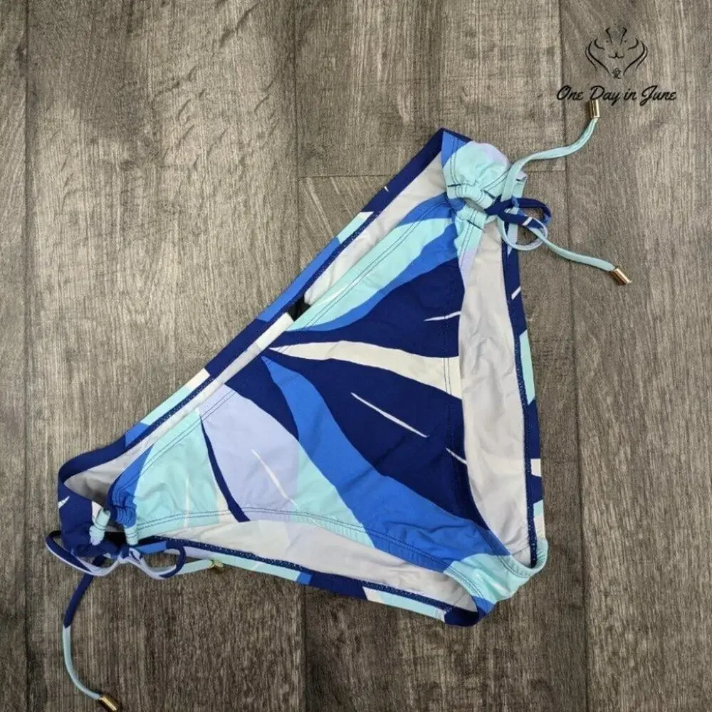 La Blanca Palm Reader Adjustable Loop Bikini Bottom Swimsuit Size 14